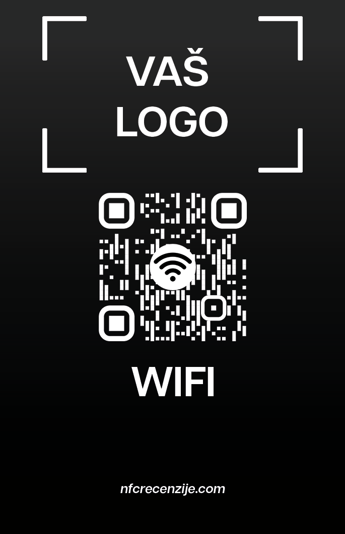 Wi-Fi NFC kartica - Zadnja strana